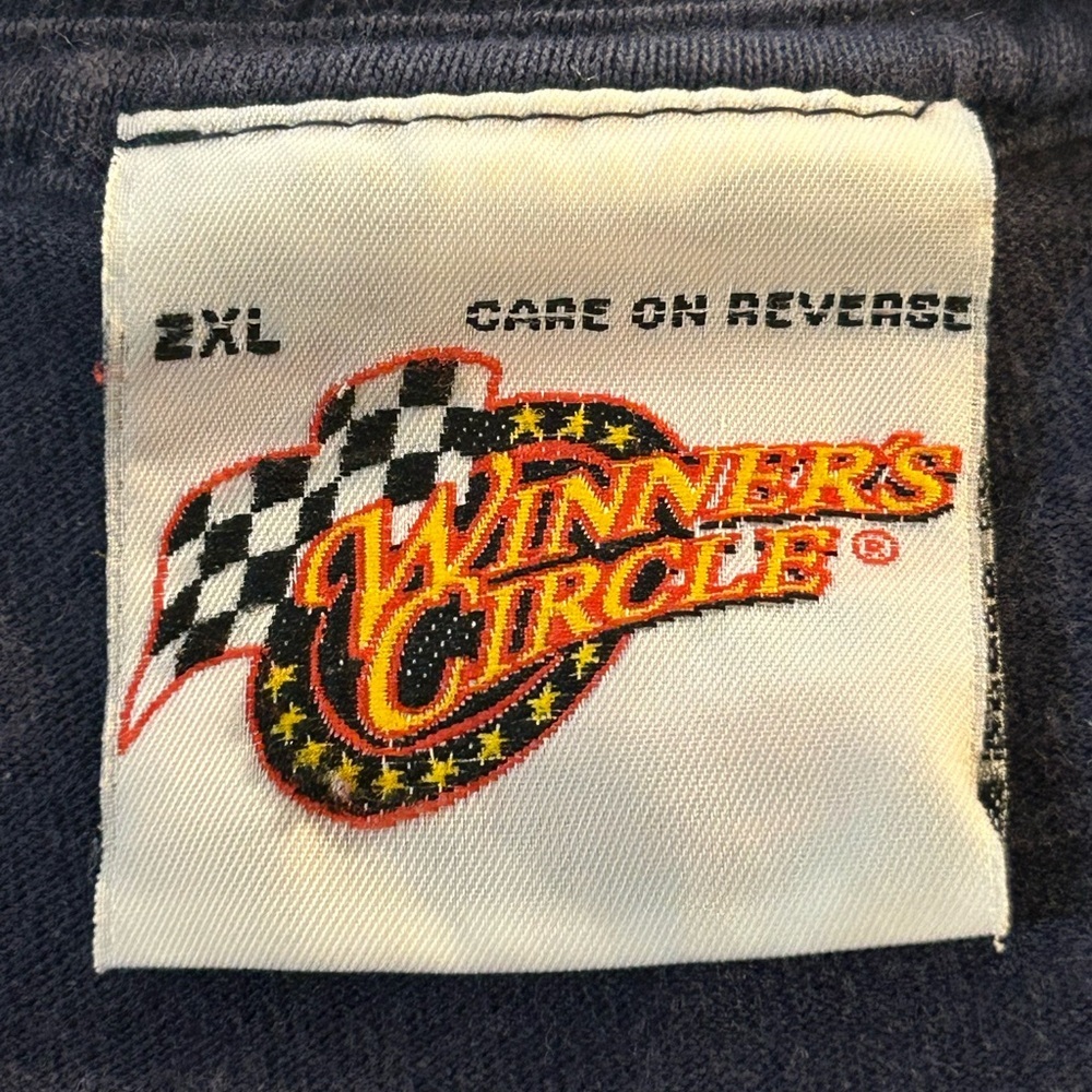 Vintage Dale Earnhardt Jr. #8 Budweiser NASCAR racing t-shirt in navy blue. - Picture 10 of 11